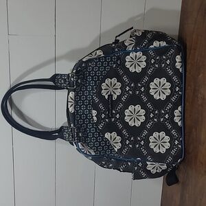 EUC Petunia Pickle Bottom It's A Small World Backpack Medium Tote Women's Bag